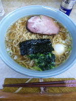 「塩ラーメン中盛り 太麺 【620円】」@支那そば屋 龍（Ron）の写真