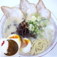 「まむしラーメン 850円+ミニカレー 300円」@まむしの写真