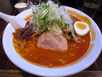 「一番星ラーメン（辛みそ） 大盛・太麺」@麺屋 一番星の写真