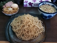 「特製つけそば 1100円 +大盛り 100円」@頓知房の写真