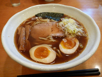 「大盛味玉らぁ麺」@麺道 GENTENの写真