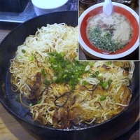 「モヒカンラーメン（カタ） 500円+焼き替玉 300円」@モヒカンらーめん 味壱家の写真