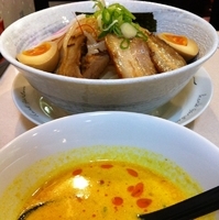 「特製黄金つけ麺煮玉子のせ（￥850）」@麺屋 天翔の写真