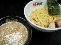 「豚つけめん（中） 豚バラ肉」@らーめん三獣使の写真