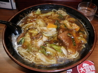 「スタミナホット・中盛2玉（850円）」@総本家 茨城スタミナラーメン 松五郎 東京支部の写真