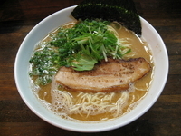 「なぶら 塩豚骨 大盛」@らーめん なぶら 左入店の写真