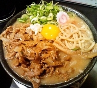 「肉玉そば+肉増し+ライス無料（700円+100円）」@肉玉蕎麦 おとど 北松戸総本山の写真