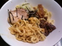 「ブラソバ小600円」@ラブメン 楽々の写真