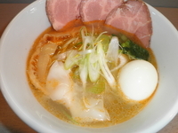 「海老塩そば800円+出汁玉子100円+チャーシュウ100円」@麒麟児の写真