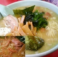 「ホルモンラーメン（730円）」@ラーメンショップ 大山店の写真