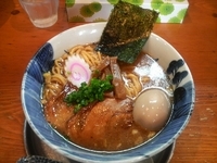 「三豚ラーメン（￥650）+味付け玉子（￥100）」@麺屋 湯や軒の写真