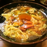 「スタミナ ホット 中盛」@総本家 茨城スタミナラーメン 松五郎 東京支部の写真