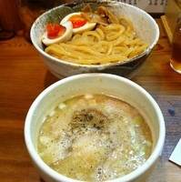 「鶏豚骨つけそば（￥850）」@らーめん つけそば 古今亭の写真