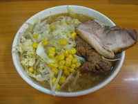 「プチ二郎 野菜少なめ ニンニク」@ラーメン二郎 八王子野猿街道店2の写真