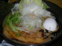 「鳥そば細麺」@カフェバールナ 麺の部の写真