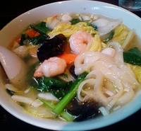 「海鮮麺（924円）」@天外天刀削麺の写真