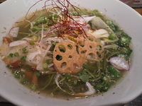 「『ベジラーメン菜菜「美麺（びいめん）」』【期間限定】（750円）」@らあめん花月嵐 大宮風渡野店の写真