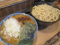 「かれあつ大盛+半肉+刻み玉ねぎ+スープ増し」@狼煙 〜NOROSHI〜の写真