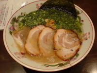 「ラーメン（チャーシュー+ネギ）」@元祖とんこつ 久留米ラーメン 山亭の写真