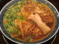 「醤油らあめんきざみチャーシュー【750円】」@東京らあめんタワー 芝大門本店の写真