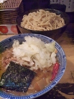 「かれーあつもり、大盛り+半肉+刻み玉葱」@狼煙 〜NOROSHI〜の写真