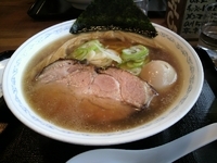 「らーめん￥650味玉￥100 餃子5個￥350」@らーめんはるか86の写真