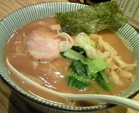 「魚介とんこつ」@麺屋 百式 西小山本店の写真