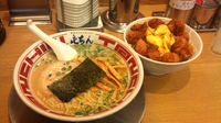 「東京とんこつラーメン(並盛) 650円」@ラーメン 屯ちん亭 花小金井店の写真