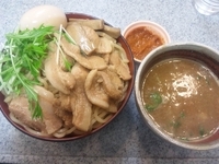 「特製つけ麺（大盛り） ￥980+トマトカレーソース ￥100」@つけ麺山橙 大塚本店の写真