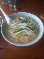 「塩ネギラーメン+大盛り」@めん屋 ききょうの写真