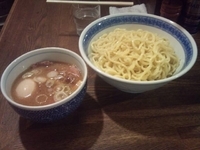 「つけ麺（大盛）850円+味玉100円+肉増し200円」@燦燦斗の写真
