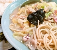 「ちゃんぽん・小ライス（850円）」@長崎飯店 高田馬場駅前店の写真