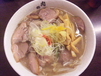 「肉そば塩」@肉そば総本山 神保町 けいすけの写真