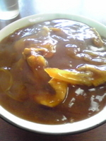 「カレー丼￥630」@つるやの写真