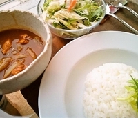 「カレーランチセット（650円）」@ギャラリー&カフェ OMONMA TENTの写真