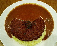 「パク森カレー（生姜ライスを選択） 900円」@カレー屋パク森 市ヶ谷本店の写真