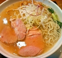 「極海老塩らぁめん（750円）」@柏拉麺房 やまくじらの写真