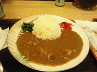 「御殿場富士山水菜カレー（680円）」@はるみ食堂の写真
