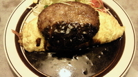 「オムカレー（ハンバーグのせ）」@キッチンABC 西池袋店の写真