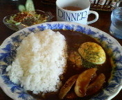 「親子カレー（サラダ・オニオンスープ付）   【ランチ】900円」@Coffee House Noaの写真