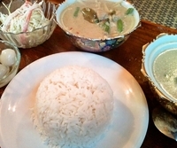 「グリーンカレーランチ（辛口）980円」@タイ料理 ジャンジャーオの写真