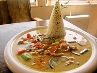 「タイグリーンカレー ランチセット（1350円）」@CAFE ARTISTAの写真