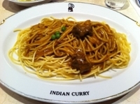 「インデアンスパゲティー」@インデアンカレー 長堀橋店の写真