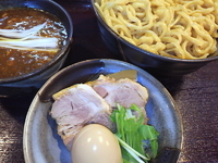 「豚骨つけ麺（大盛:あつもり）+特製」@彩流の写真