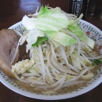 「小ラーメン・ニンニク 650円」@ラーメン二郎 めじろ台法政大学前店の写真
