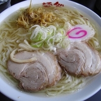 「しょうがらーめん682円+ぎょうざ399円+もつ煮399円」@麺処にっ田屋の写真