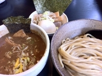 「つけ麺（小）☆全部のせ追加」@麺屋 たけ井 本店の写真