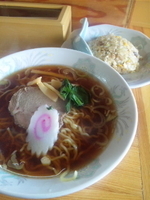 「ラーメンセット 750円」@栄福の写真