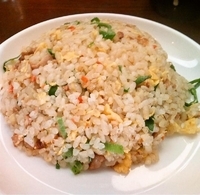 「大阪風チャンポン麺+半チャンセット（750円）」@大阪王将 つくば店の写真