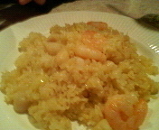 「ホタテ貝柱とエビのピラフ（塩味）」@Groovy 東海店の写真